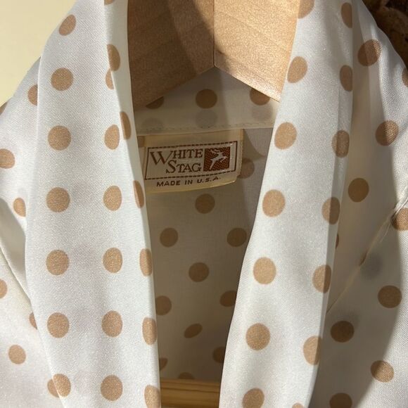 Antropology Look a Like Button Blouse, Sheer White button up blouse Size Large - Picture 4 of 4
